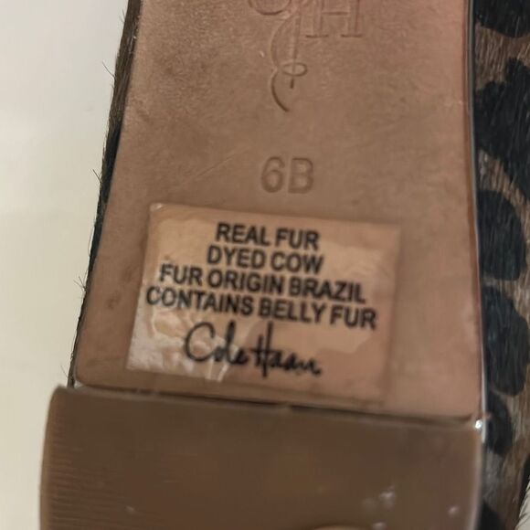 Cole Haan Calf Hair Ballet Flats - Picture 7 of 8